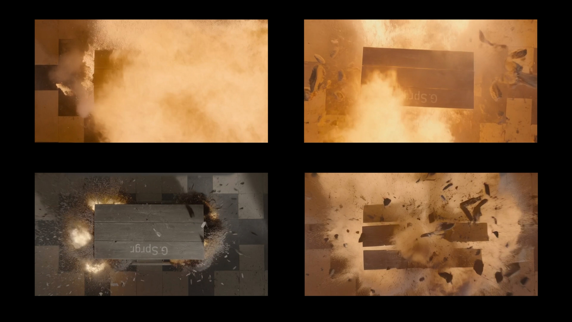 Oradour VFX - explosion compositing by Dothy Moroders
